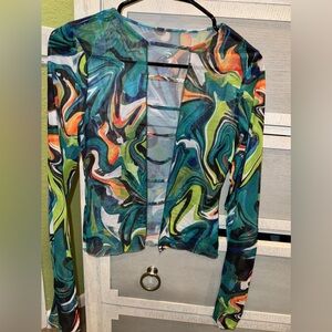 SHEIN beach coverup top in small size